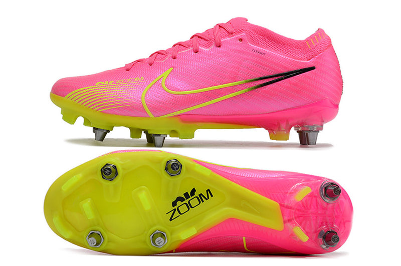 CHUTEIRA NIKE MERCURIAL VAPOR 15 ELITE TRAVA DE ALUMINIO CAMPO+BRINDE