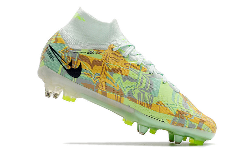 CHUTEIRA NIKE MERCURIAL SUPERFLY 9 ELITE TRAVA DE ALUMINIO CAMPO+BRINDE