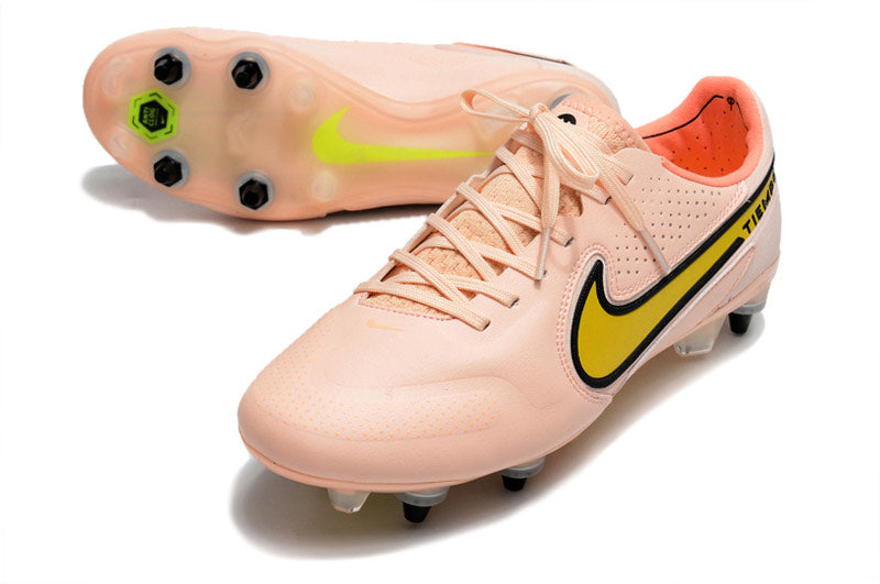 CHUTEIRA NIKE TIEMPO LEGEND 9 ELITE TRAVA DE ALUMINIO CAMPO+BRINDE