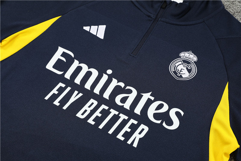 KIT CONJUNTO MEIO ZIPER REAL MADRID 23/24