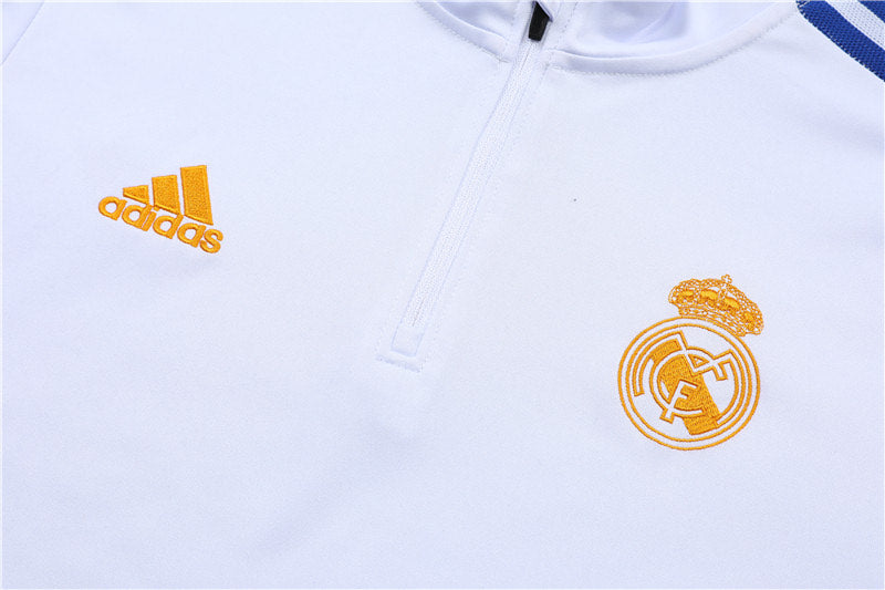 KIT CONJUNTO MEIO ZIPER REAL MADRID 21/22