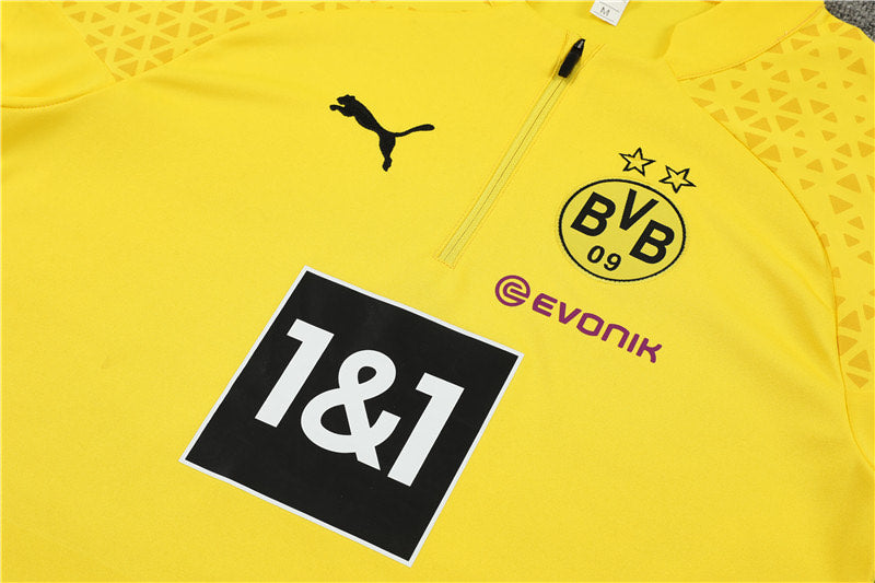 KIT CONJUNTO MEIO ZIPER BORRUSIA DORTMUND 23/24