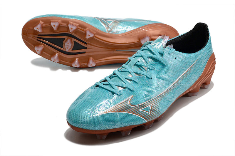 CHUTEIRA MIZUNO ALPHA MADE IN JAPAN TF CAMPO + BRINDE