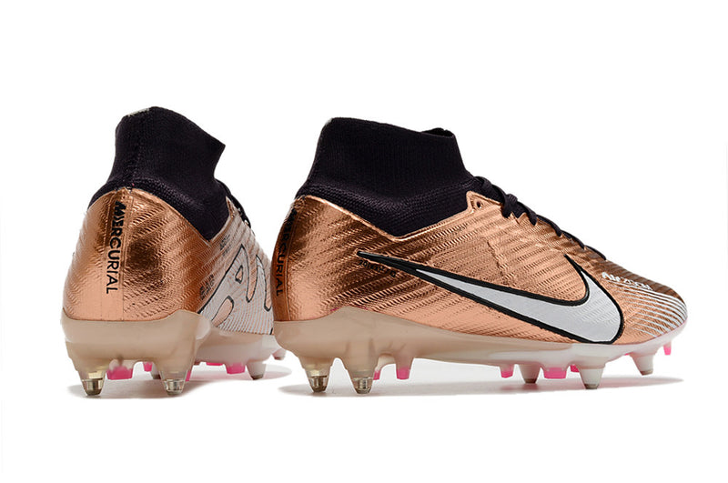 CHUTEIRA NIKE MERCURIAL SUPERFLY 9 ELITE TRAVA DE ALUMINIO CAMPO+BRINDE