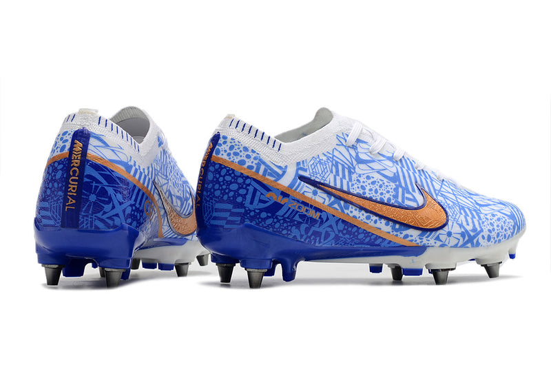 CHUTEIRA NIKE MERCURIAL VAPOR 15 ELITE TRAVA DE ALUMINIO CAMPO+BRINDE