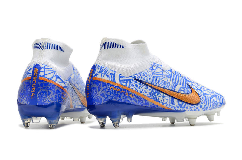 CHUTEIRA NIKE MERCURIAL SUPERFLY 9 ELITE TRAVA DE ALUMINIO CAMPO+BRINDE