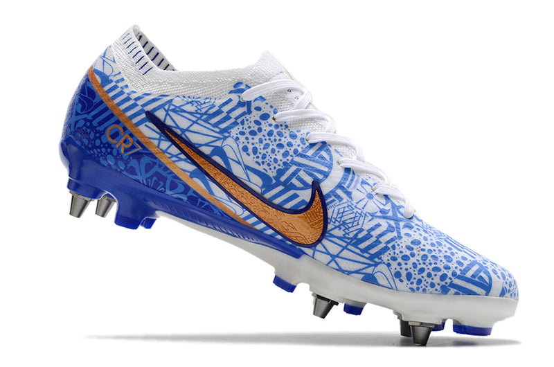 CHUTEIRA NIKE MERCURIAL VAPOR 15 ELITE TRAVA DE ALUMINIO CAMPO+BRINDE