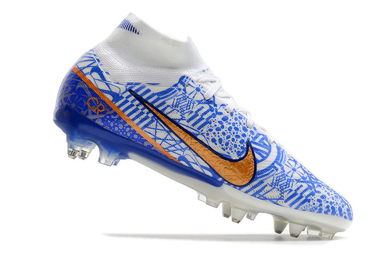 CHUTEIRA NIKE MERCURIAL SUPERFLY 9 ELITE TRAVA DE ALUMINIO CAMPO+BRINDE