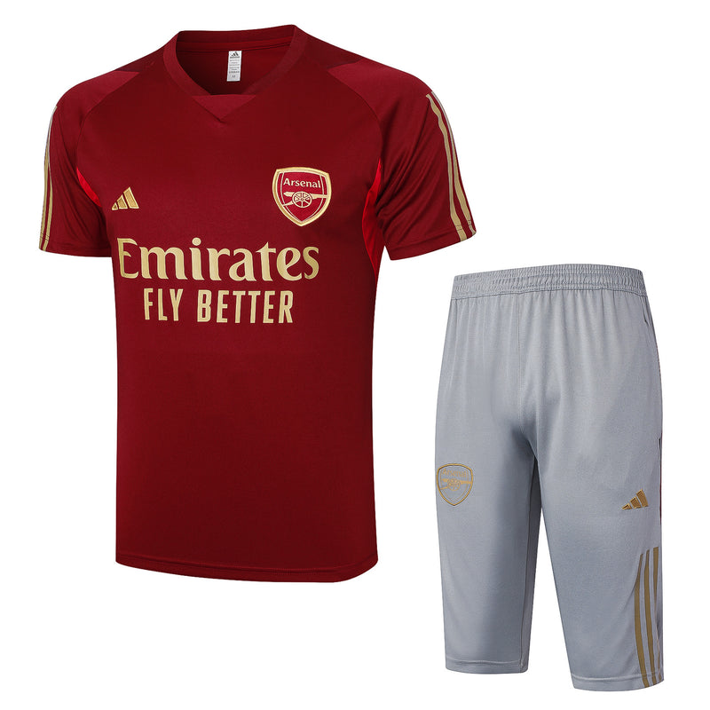 KIT ARSENAL MEIA CALÇA + CAMISETA 23/24