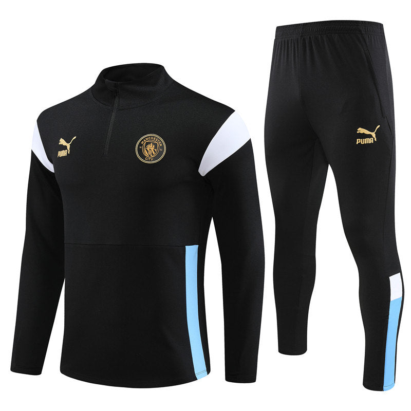 KIT CONJUNTO MEIO ZIPER MANCHESTER CITY 23/24