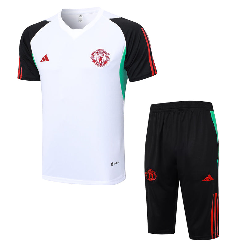 KIT MANCHESTER UNITED MEIA CALÇA + CAMISETA 23/24