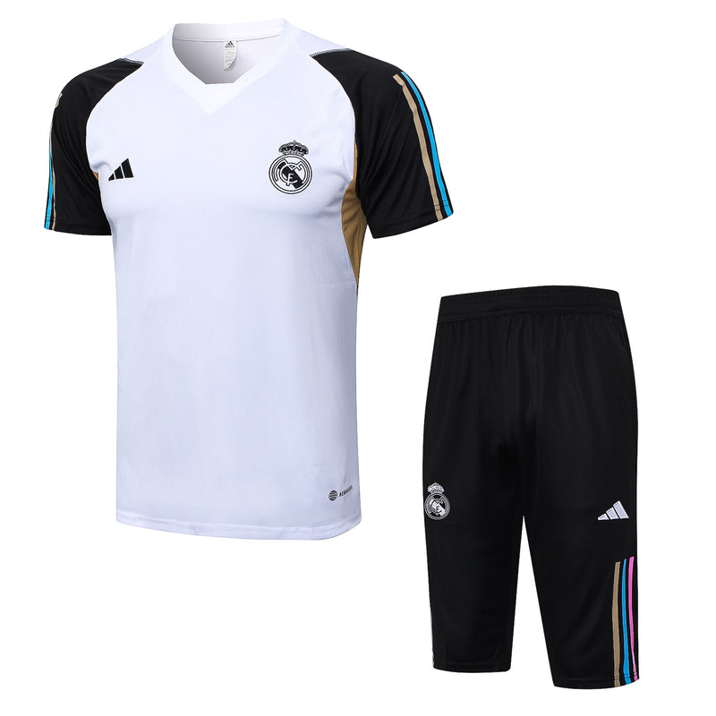 KIT REAL MADRID  MEIA CALÇA + CAMISETA 23/24