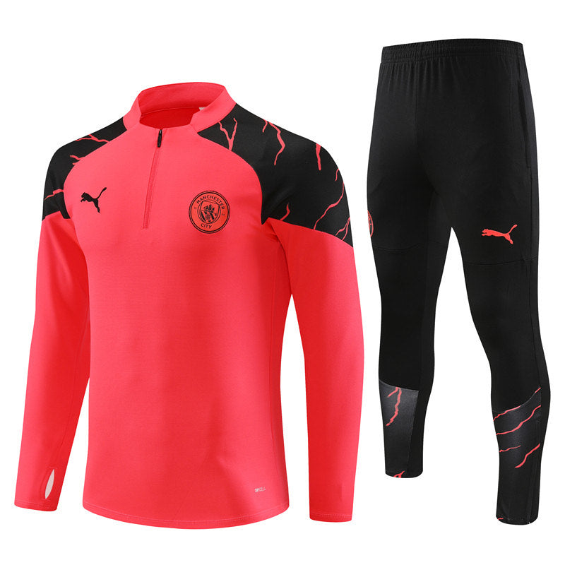 KIT CONJUNTO MEIO ZIPER MANCHESTER CITY 23/24