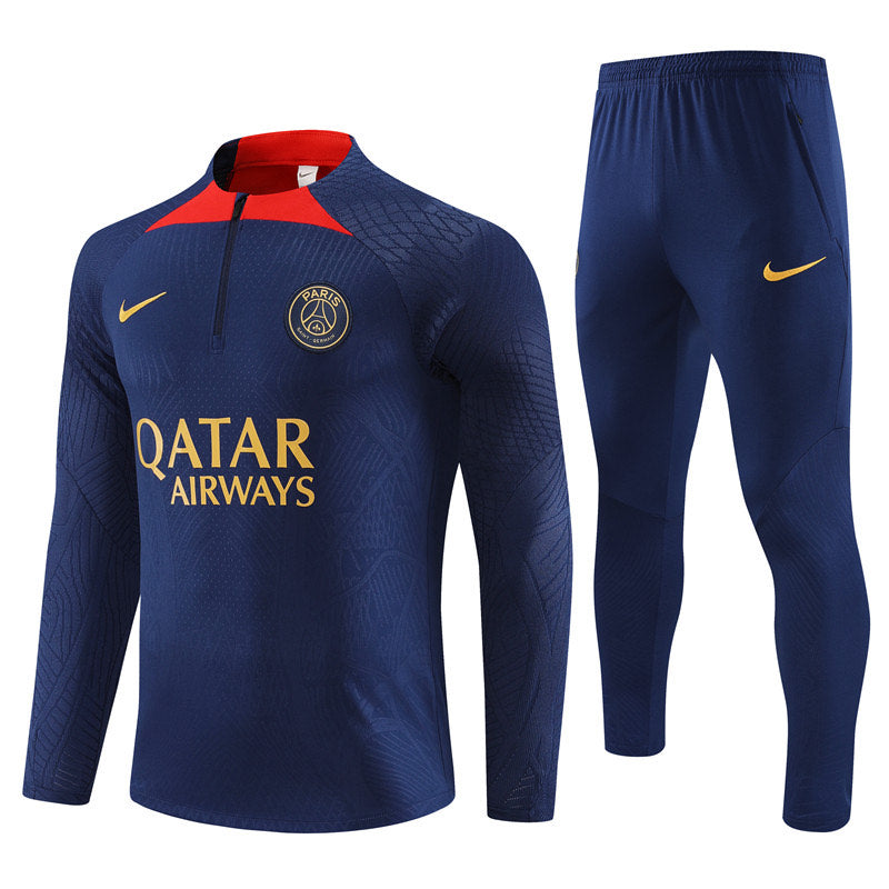 KIT CONJUNTO MEIO ZIPER PSG 23/24