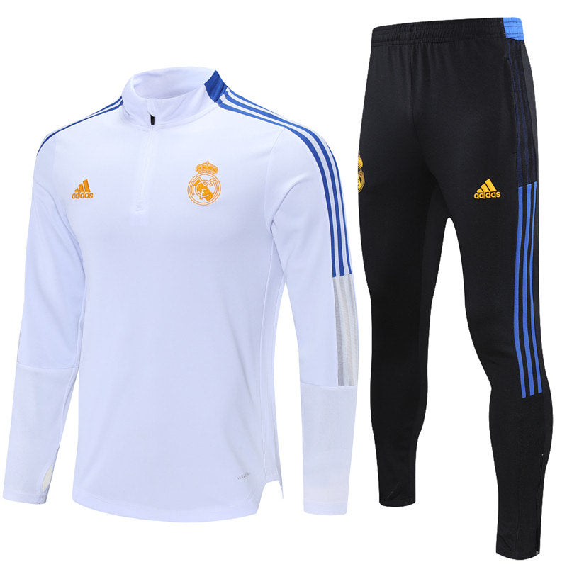 KIT CONJUNTO MEIO ZIPER REAL MADRID 21/22