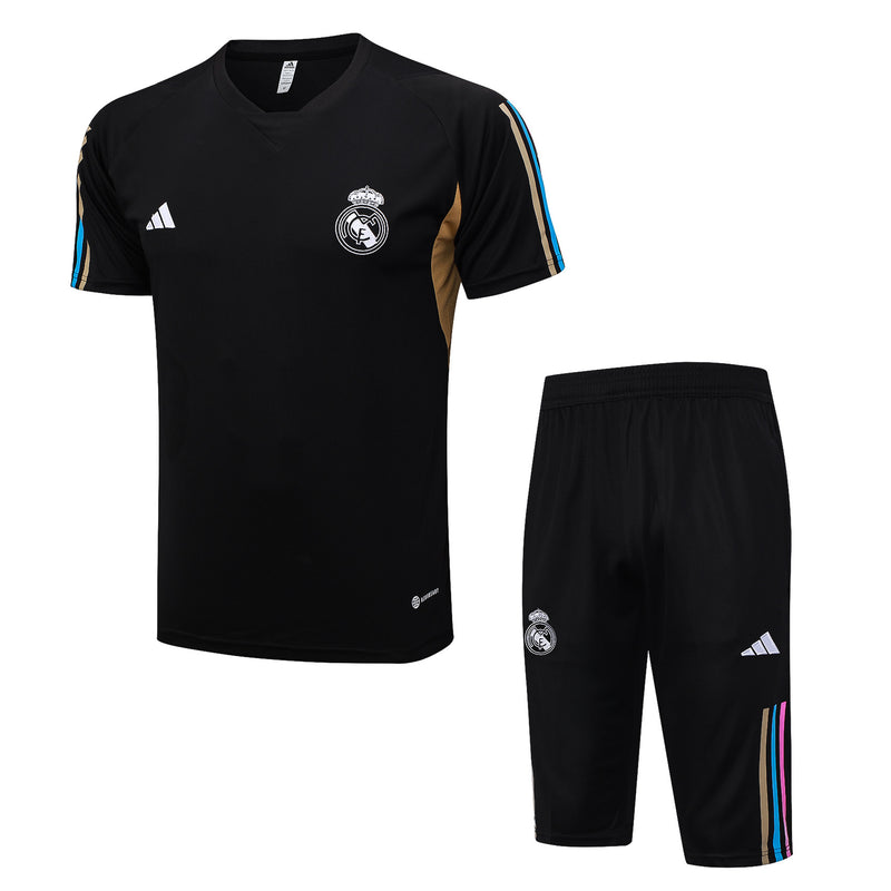 KIT REAL MADRID MEIA CALÇA + CAMISETA 23/24