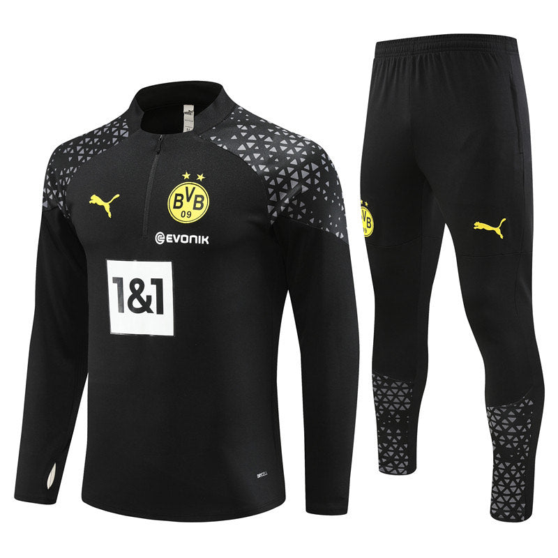 KIT CONJUNTO MEIO ZIPER BORRUSIA DORTMUND 23/24