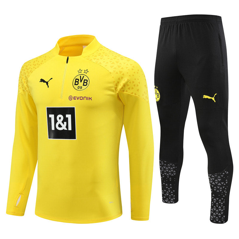 KIT CONJUNTO MEIO ZIPER BORRUSIA DORTMUND 23/24