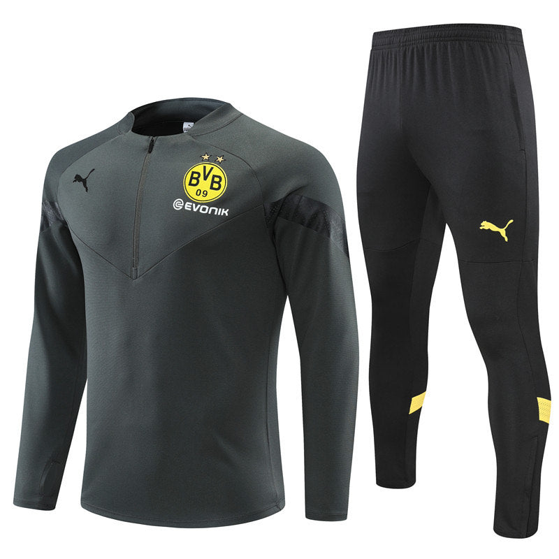 KIT CONJUNTO MEIO ZIPER BORRUSIA DORTMUND 22/23