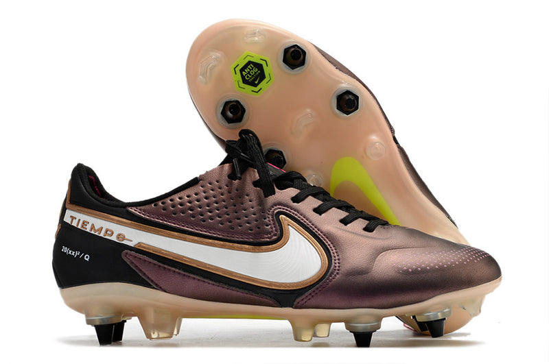 CHUTEIRA NIKE TIEMPO LEGEND 9 ELITE TRAVA DE ALUMINIO CAMPO+BRINDE