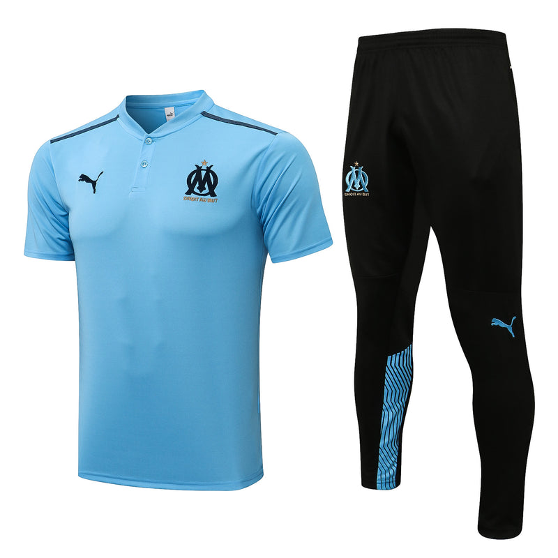 KIT CAMISETA + CALÇA OLYMPIQUE MARSELHA 21/22