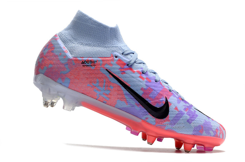 CHUTEIRA NIKE MERCURIAL SUPERFLY 9 ELITE TRAVA DE ALUMINIO CAMPO+BRINDE