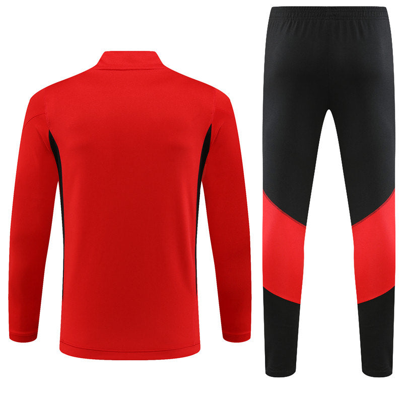 KIT CONJUNTO MEIO ZIPER MANCHESTER UNITED 23/24