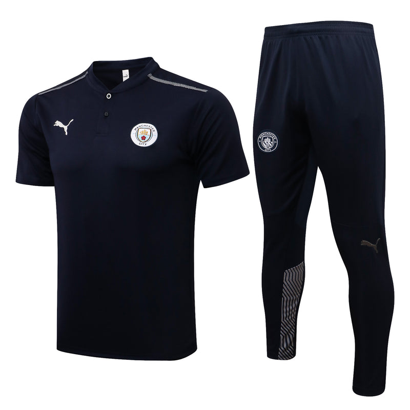 KIT CAMISETA + CALÇA MANCHESTER CITY 21/22