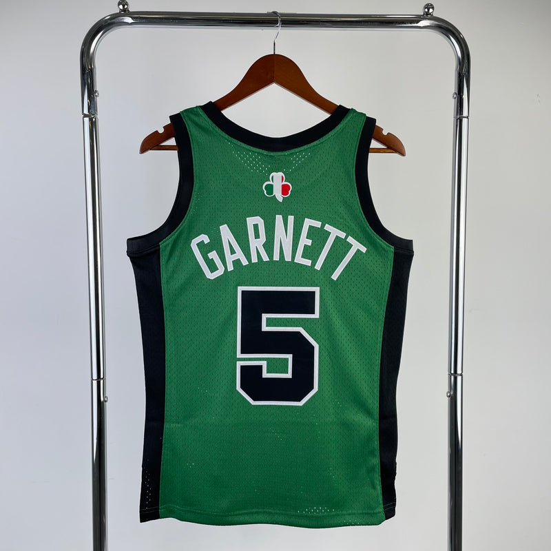 REGATA NBA BOSTON CELTICS COMEMORATIVA MITCHELL & NESS  07/08 KEVIN GARNETT