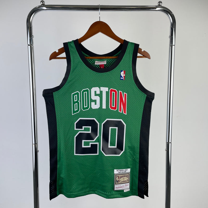 REGATA NBA BOSTON CELTICS COMEMORATIVA MITCHELL & NESS 07/08 RAY ALLEN