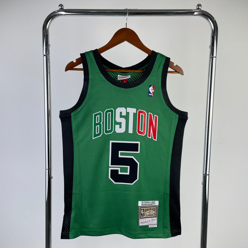 REGATA NBA BOSTON CELTICS COMEMORATIVA MITCHELL & NESS  07/08 KEVIN GARNETT